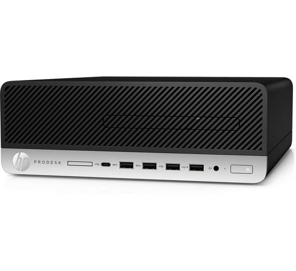 T1A HP ProDesk 800 G4 Refurbished Intel® Core™ i5 i5-8500 8 GB DDR4-SDRAM 256 GB SSD Windows 11 Pro SFF PC Svart, Silver