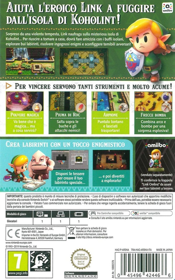 Nintendo The Legend of Zelda: Link's Awakening (SWI) Vakio Nintendo Switch