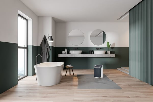 Rowenta Mini Excel Aqua SO9281 inomhus Vit 2000 W Elektrisk värmefläkt