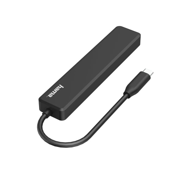 Hama 00200117 kannettavien tietokoneiden telakka ja porttitoistin USB 2.0 Musta