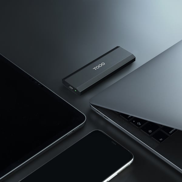 TooQ TQE-2231B tallennusaseman kotelo SSD-kotelo Musta M.2