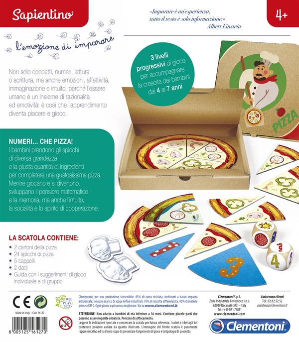 Clementoni Sapientino Numeri…che pizza!