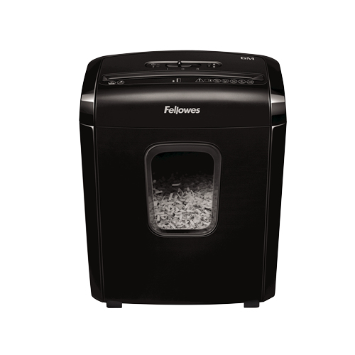 Fellowes Powershred 6M papirmakulator Mikromakulering Sort