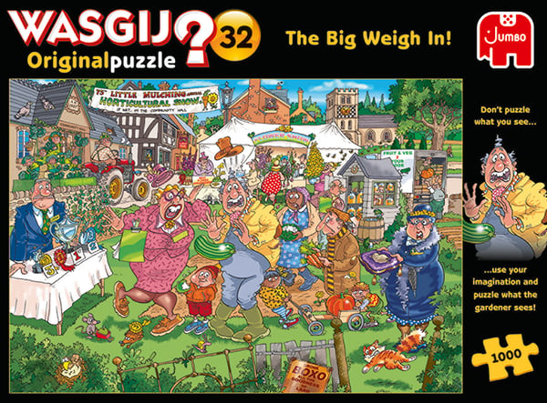 Wasgij Original 32 1000pcs Puslespil 1000 stk Tegneserier