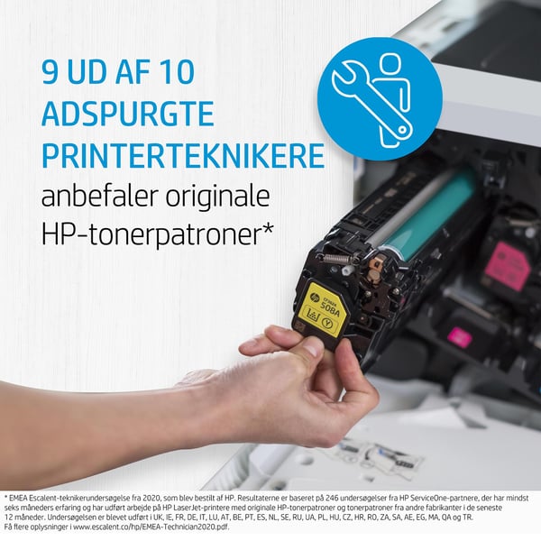 HP Original 124A LaserJet-tonerpatron, magenta