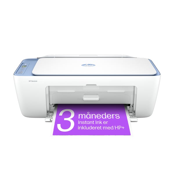 HP DeskJet 2822e Trådløst All-in-One Farve Printer, Instant Ink; Kopimaskine, scanner