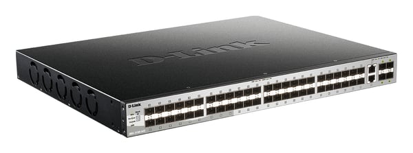 D-Link DGS-3130-54S/E nätverksswitchar hanterad L3 10G Ethernet (100/1000/10000) Grå