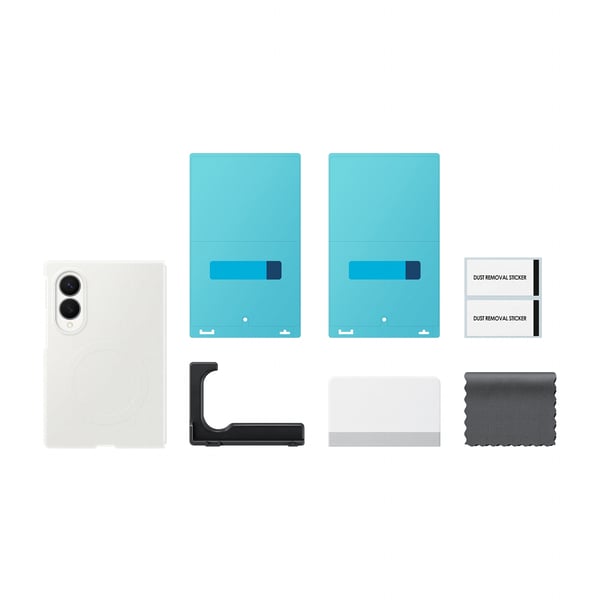 Samsung EF-EF971CWEGWW mobiltelefonfodral 19,3 cm (7.6") Mobilskal Vit