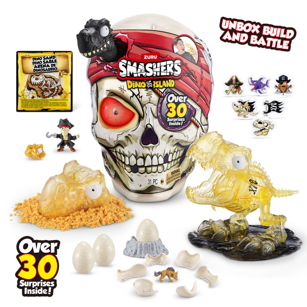PROMO SMASHERS 07488 Dino Island Skull Giant med överraskningar Mix Pris för 1 styck