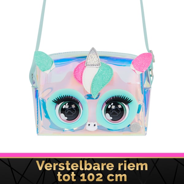 Purse Pets Purrisma Unicorn Monivärinen Tyttö Olkalaukku