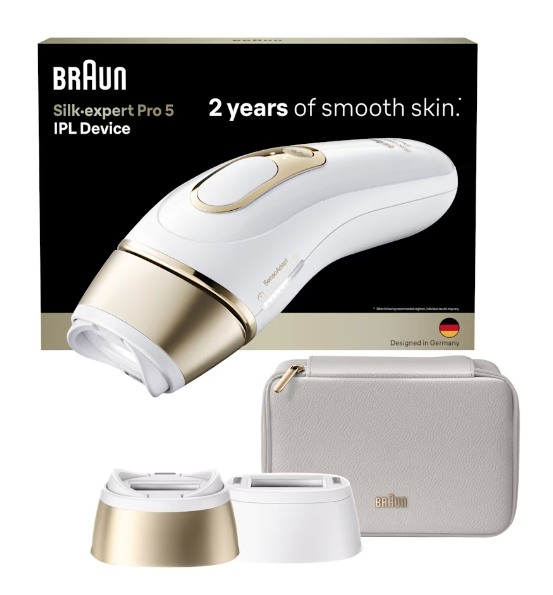 Braun Silk-expert Pro PL5210 IPL Intenst pulserende lys (IPL) Guld, Hvid