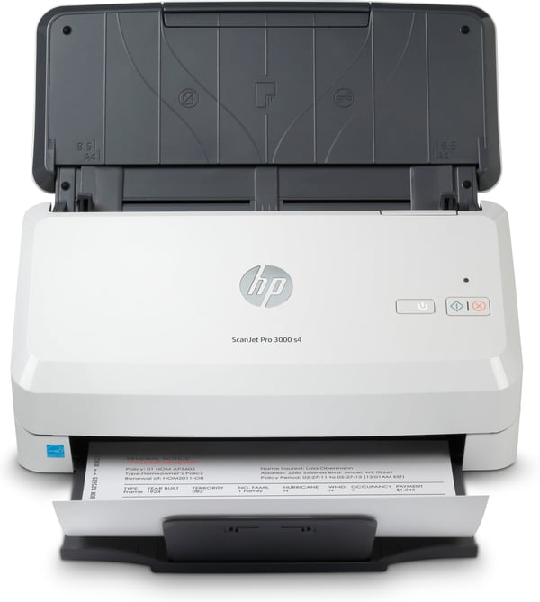 HP Scanjet Pro 3000 s4 Skanner med papir-tilførsel 600 x 600 dpi A4 Sort, Hvid