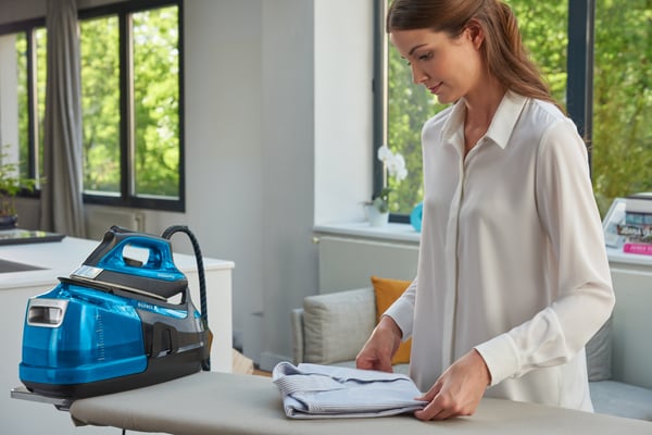 Rowenta DG9222 2800 W 1,3 L Microsteam 400 HD Laser-strygesål Sort, Blå