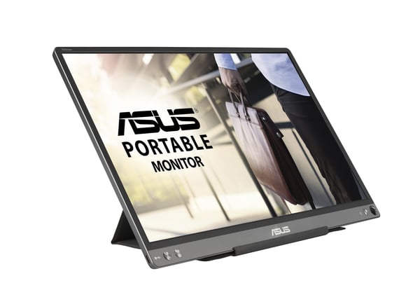 ASUS ZenScreen MB16ACE tietokoneen litteä näyttö 39,6 cm (15.6") 1920 x 1080 pikseliä Full HD LED Harmaa