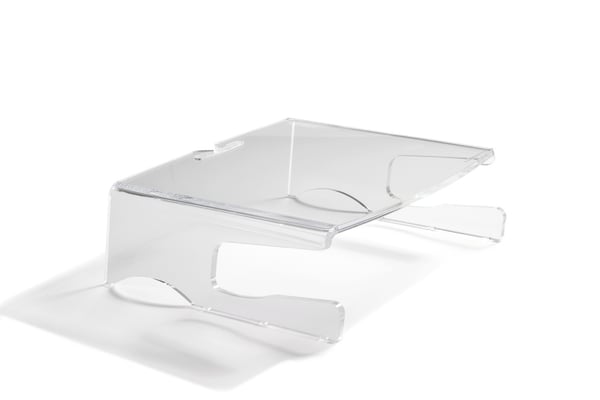 BakkerElkhuizen Q-riser 100 76,2 cm (30") Bord Transparent