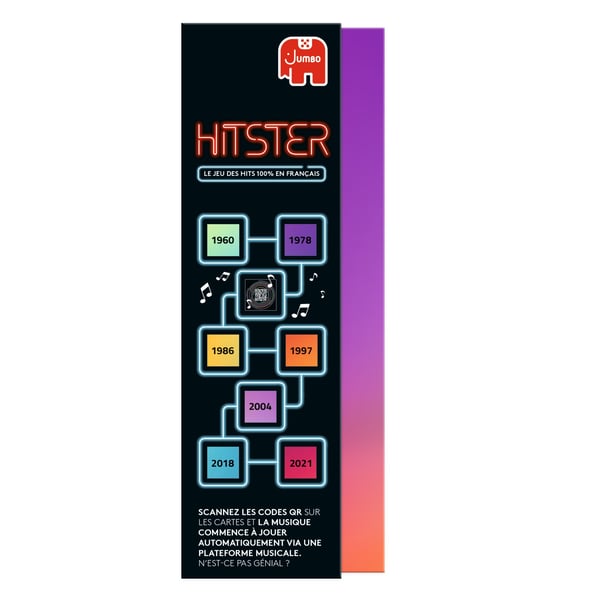 Jumbo Hitster 100% chansons françaises 30 min Korttipeli Juhla