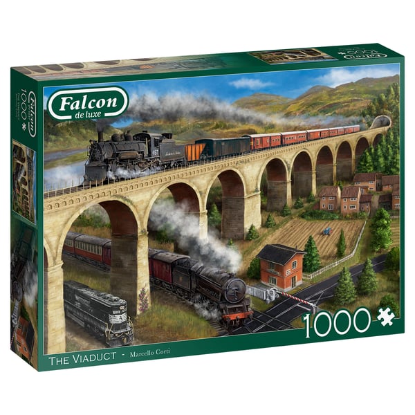 Falcon de luxe The Viaduct 1000 pcs Pussel 1000 styck Fordon
