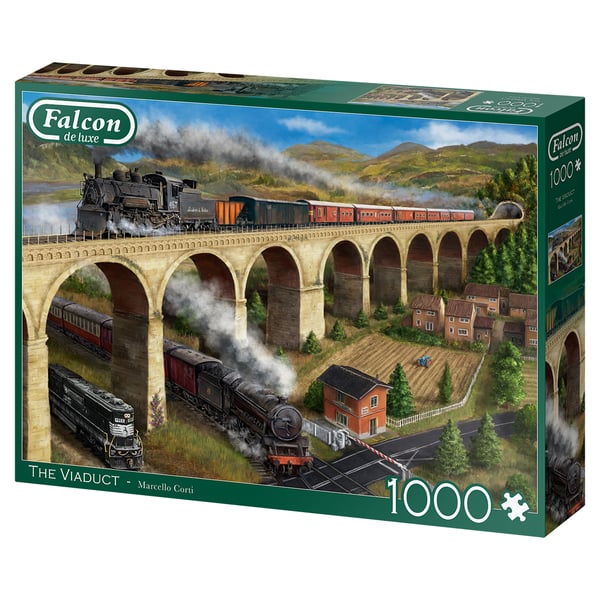 Falcon de luxe The Viaduct 1000 pcs Pussel 1000 styck Fordon