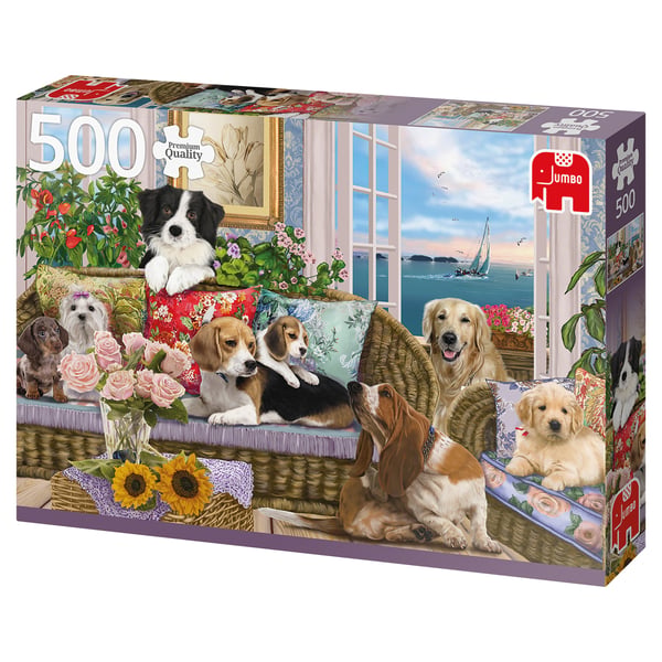 Premium Collection Furry Friends 500 pcs Kuviopalapeli 500 kpl Eläimet