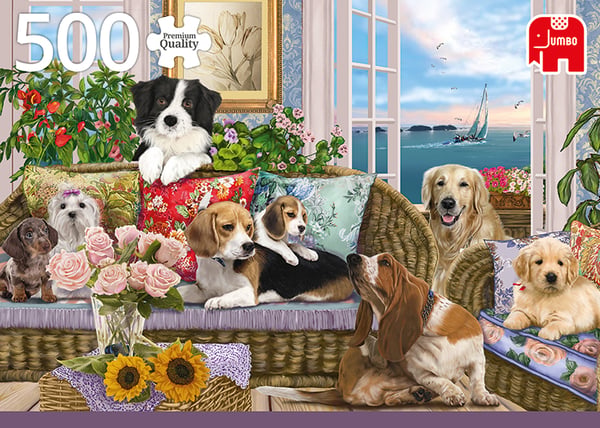 Premium Collection Furry Friends 500 pcs Kuviopalapeli 500 kpl Eläimet