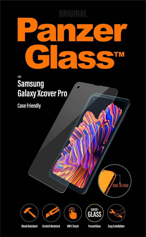 PanzerGlass ® Screen Protector Samsung Galaxy Xcover Pro Genomskinligt skärmskydd 1 styck