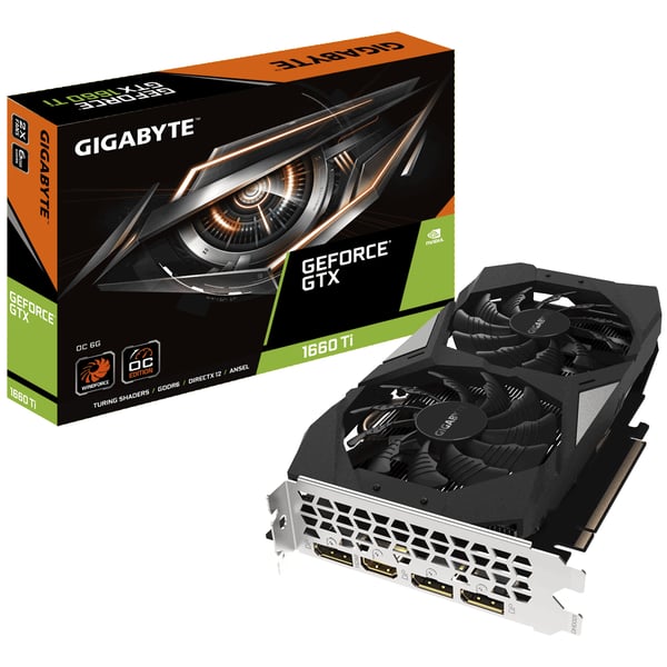 GIGABYTE GV-N166TOC-6GD näytönohjain NVIDIA GeForce GTX 1660 Ti 6 GB GDDR6