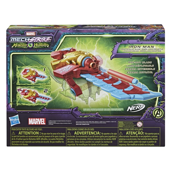 Marvel Mech Strike Monster Hunters Iron Man Monster Blast Blade