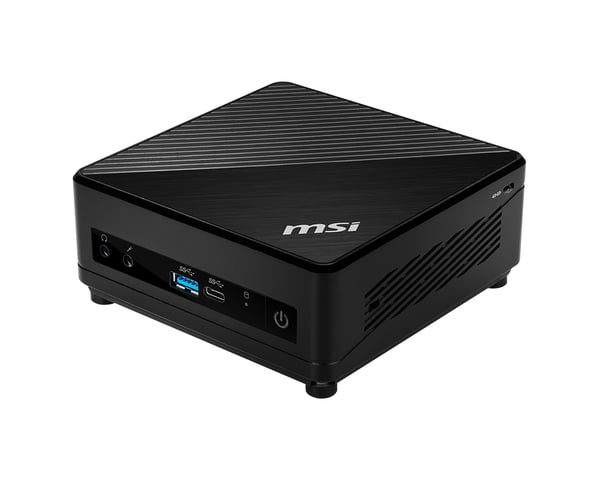 MSI Cubi 5 10M-048DE Intel® Core™ i5 i5-10210U 8 GB DDR4-SDRAM 256 GB SSD Windows 10 Pro Mini PC Mini-PC Svart