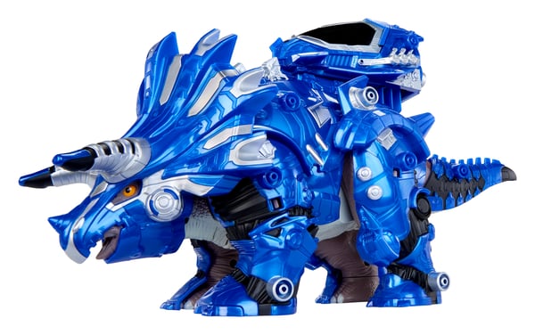 MGA Entertainment Armorsaurs Armor-Up Dinosaur- Triceratops - Cobalt