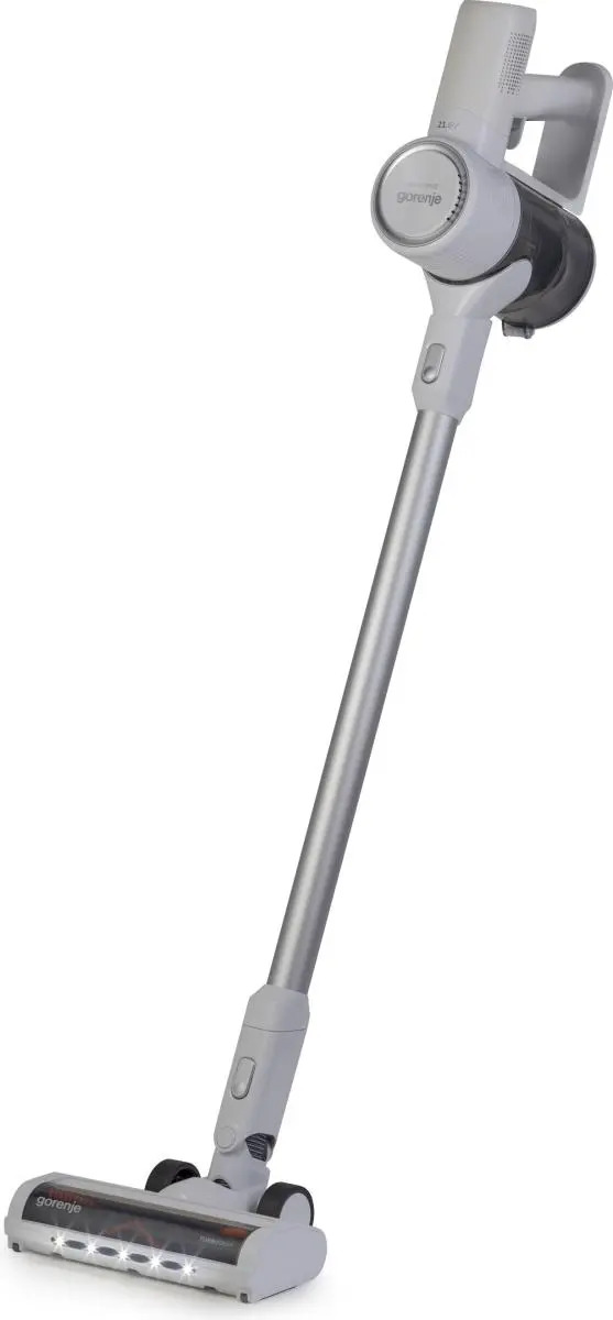 Gorenje SVC216290FFW stav støvsuger & elektrisk kost 2-i-1 stangstøvsuger Batteri Dry Poseløs 0,5 L 130 W Hvid