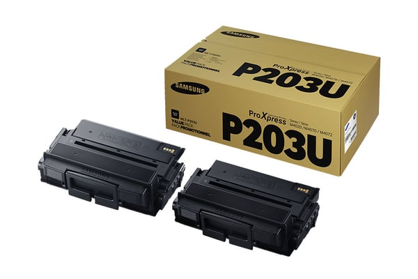 Samsung MLT-P203U tonerpatron 2 stk Original Sort