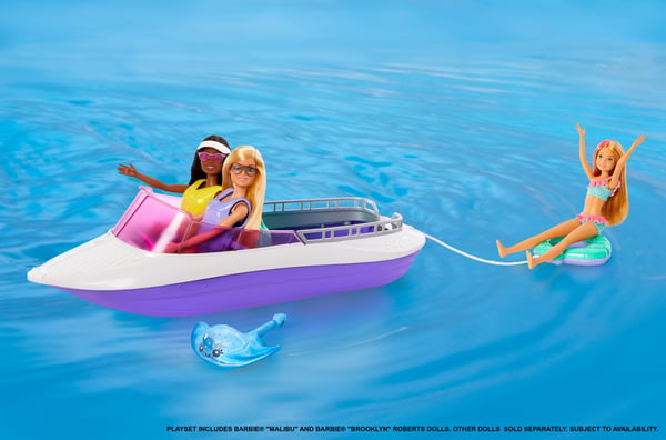Barbie Mermaid Power -dukker, båd og tilbehør Barbie Mermaid Power -dukker, båd og tilbehør