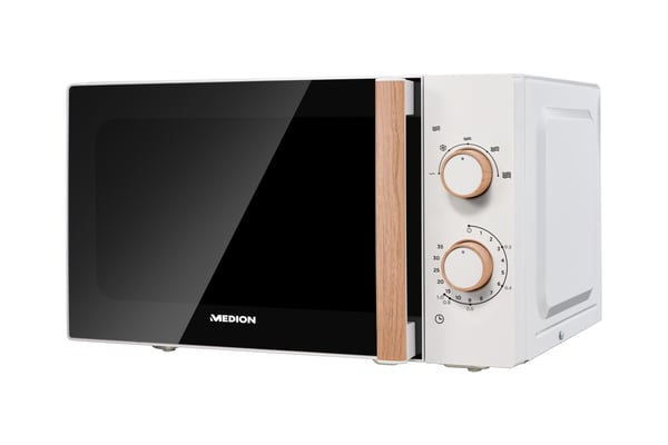 MEDION MD 10596 Mikrowelle 20L DE Hvid Solo mikroovn Bordplade 700 W