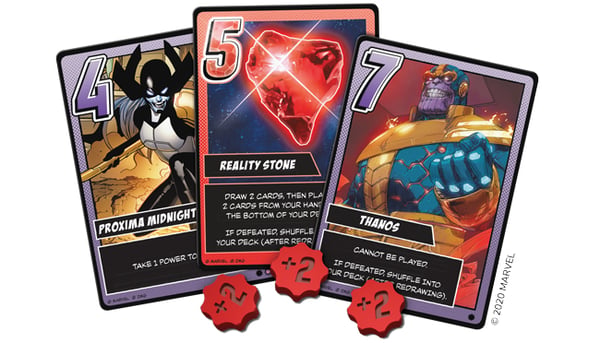 Asmodee MZ01en Infinity Gauntlet: A Love Letter Game 15 min Kortspel