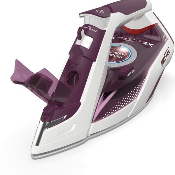 Imetec ZeroCalc Z3 3900 Kuiva- & höyrysilitysrauta Keraaminen pohjalevy 2400 W Violetti, Valkoinen