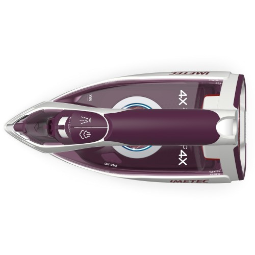 Imetec ZeroCalc Z3 3900 Kuiva- & höyrysilitysrauta Keraaminen pohjalevy 2400 W Violetti, Valkoinen