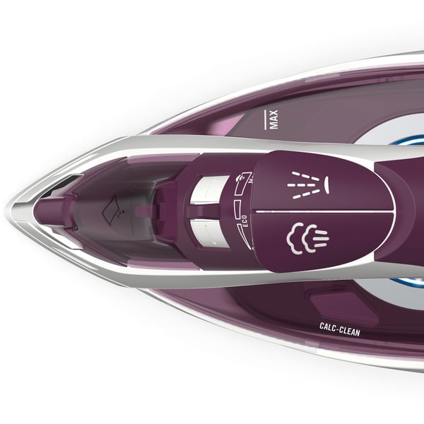 Imetec ZeroCalc Z3 3900 Kuiva- & höyrysilitysrauta Keraaminen pohjalevy 2400 W Violetti, Valkoinen