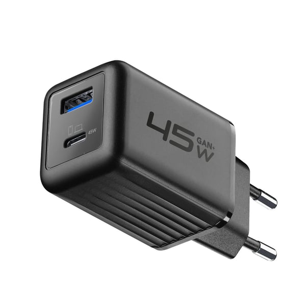 Cellularline 8018080444715 Laptop, Universel Sort Vekselstrøm Hurtig opladning Indendørs Cellularline 8018080444715 Laptop, Universel Sort Vekselstrøm Hurtig opladning Indendørs