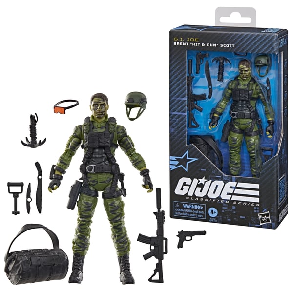 Hasbro G.I. Joe Classified Series #188 Brent ”Hit & Run” Scott