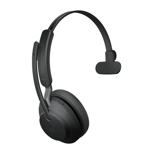Jabra Evolve2 65 Kuulokkeet Langaton Pääpanta Toimisto/puhelukeskus USB A-tyyppi Bluetooth Latausteline Musta