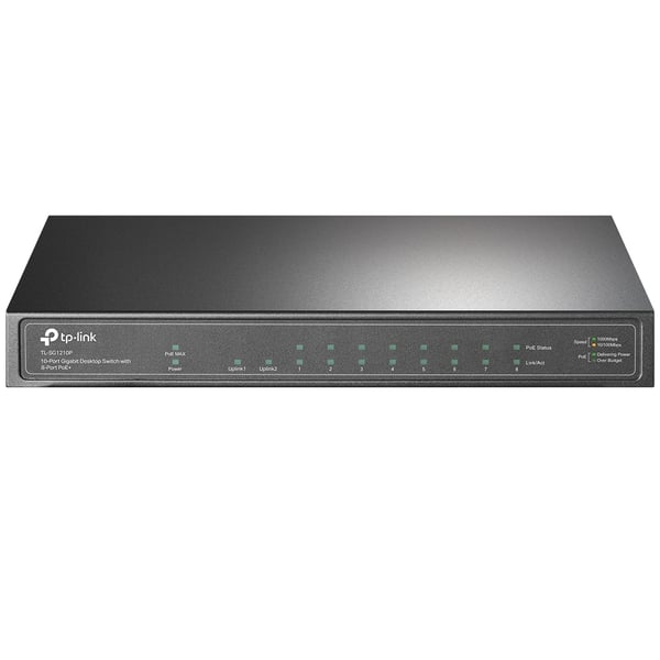 TP-Link TL-SG1210P Hallitsematon Gigabit Ethernet (10/100/1000) Power over Ethernet -tuki Harmaa