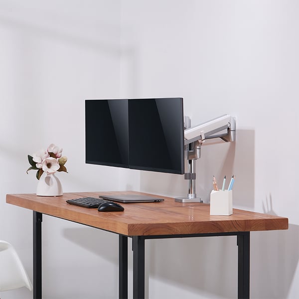 LogiLink BP0089 skærmbeslag og -stativer 81,3 cm (32") Skrivebord Sølv