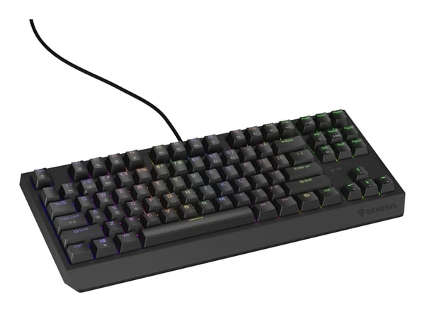 GENESIS Thor 230 TKL tastatur Spil USB QWERTY US engelsk Sort
