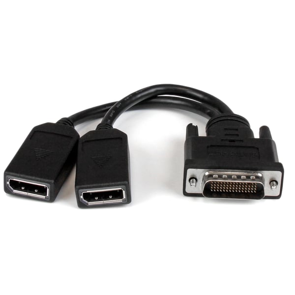 StarTech.com DMS-59–DisplayPort-sovitin – 20,3 cm – DMS 59–2x DP – Y-kaapeli – DMS-59-sovitin – DisplayPort StarTech.com DMS-59–DisplayPort-sovitin – 20,3 cm – DMS 59–2x DP – Y-kaapeli – DMS-59-sovitin – DisplayPort