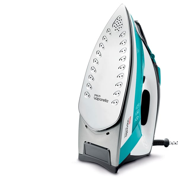 Polti Vaporella Quick & Comfort QC120 Ångstrykjärn Stryksula i rostfritt stål 2200 W Svart, Turkos, Vit
