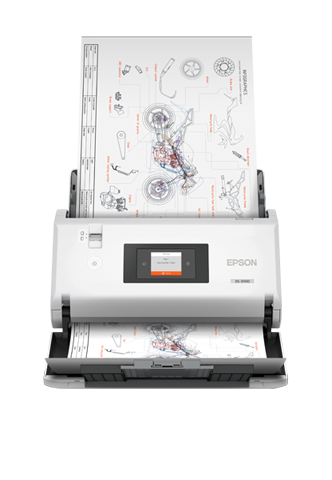 Epson WorkForce DS-30000 Skanner med papir-tilførsel 600 x 600 dpi A3 Hvid