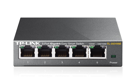 TP-LINK Easy Smart TL-SG105E - Switch - 5 x 10/100/1000