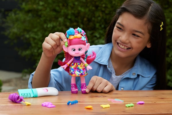 Mattel Trolls 3 Band Together HAIR-TASTIC Queen Poppy