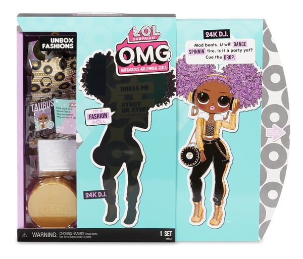 L.O.L. Surprise! OMG 3.8 Doll- 24K DJ