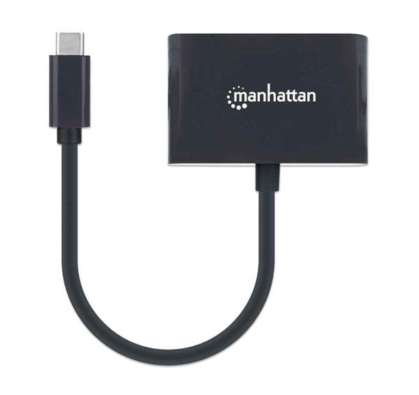 Manhattan 153430 USB grafiikka-adapteri 1024 x 768 pikseliä Musta
